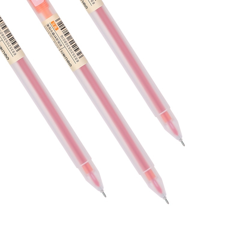 Bút viết mực gel ngòi 0,5mm mực nhiều màu DELI A119