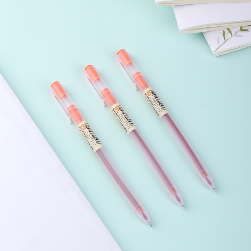 Bút viết mực gel ngòi 0,5mm mực nhiều màu DELI A119