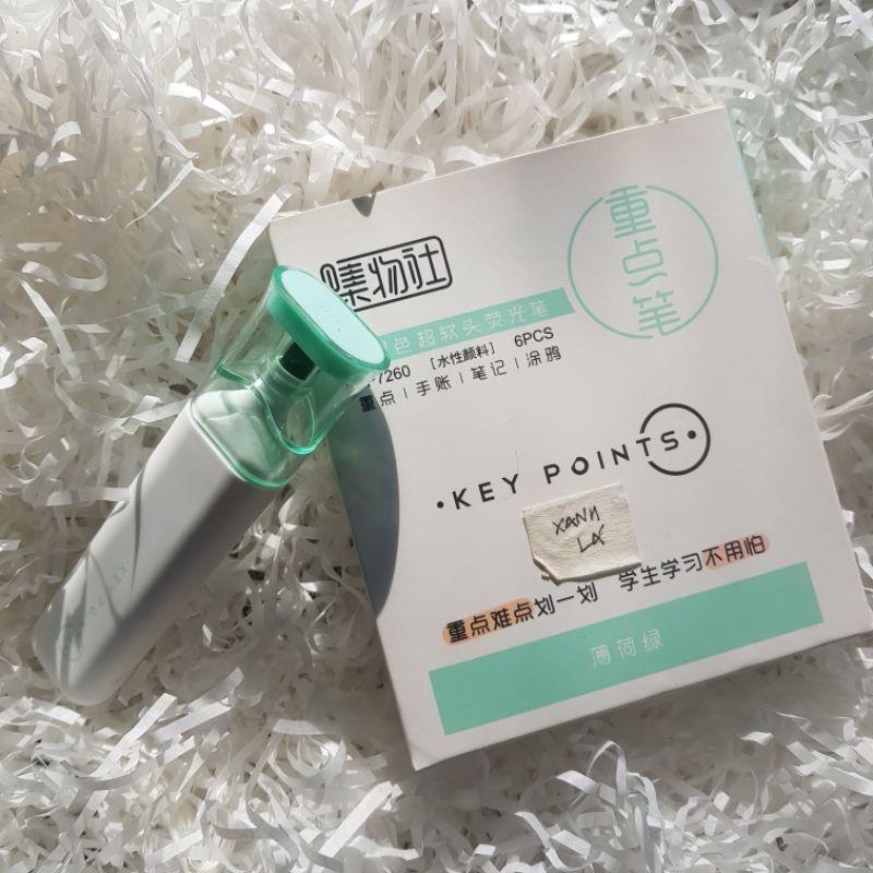 Bút Highlight Key Points màu sắc Pastel đáng yêu (cây lẻ).