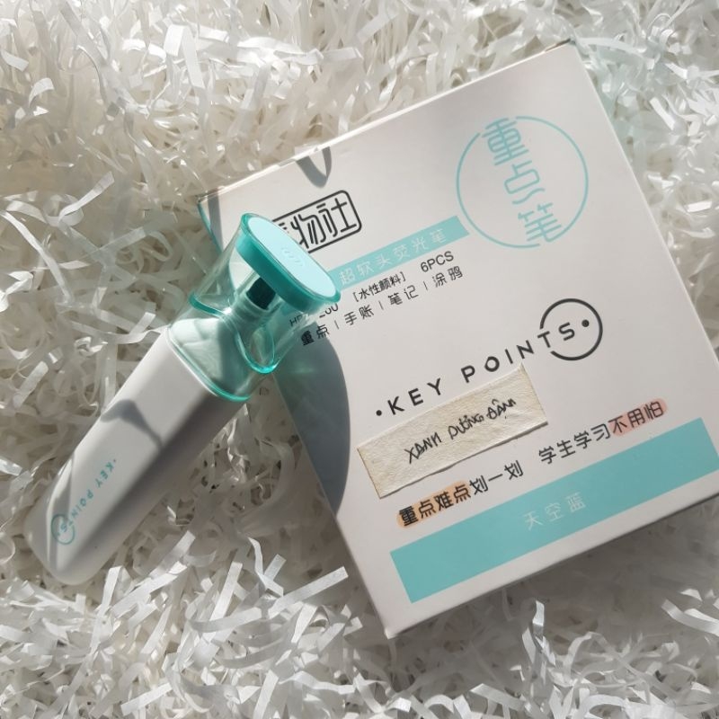 Bút Highlight Key Points màu sắc Pastel đáng yêu (cây lẻ).