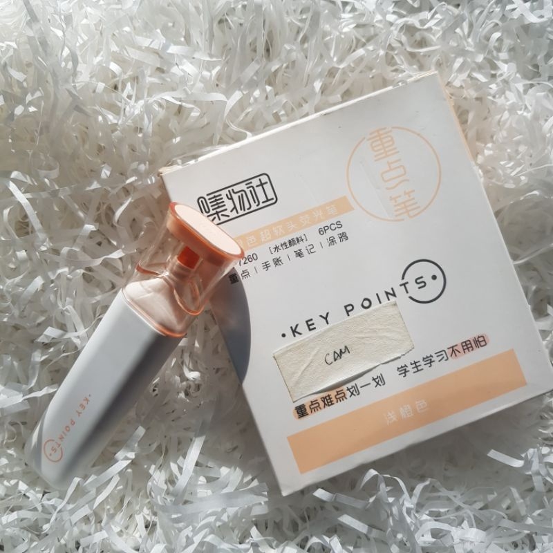 Bút Highlight Key Points màu sắc Pastel đáng yêu (cây lẻ).