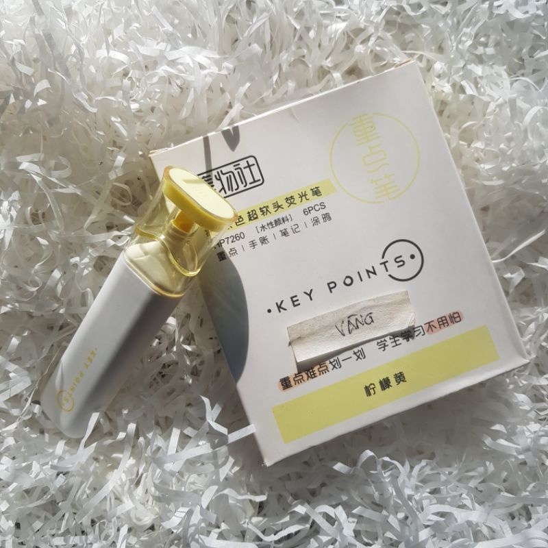Bút Highlight Key Points màu sắc Pastel đáng yêu (cây lẻ).