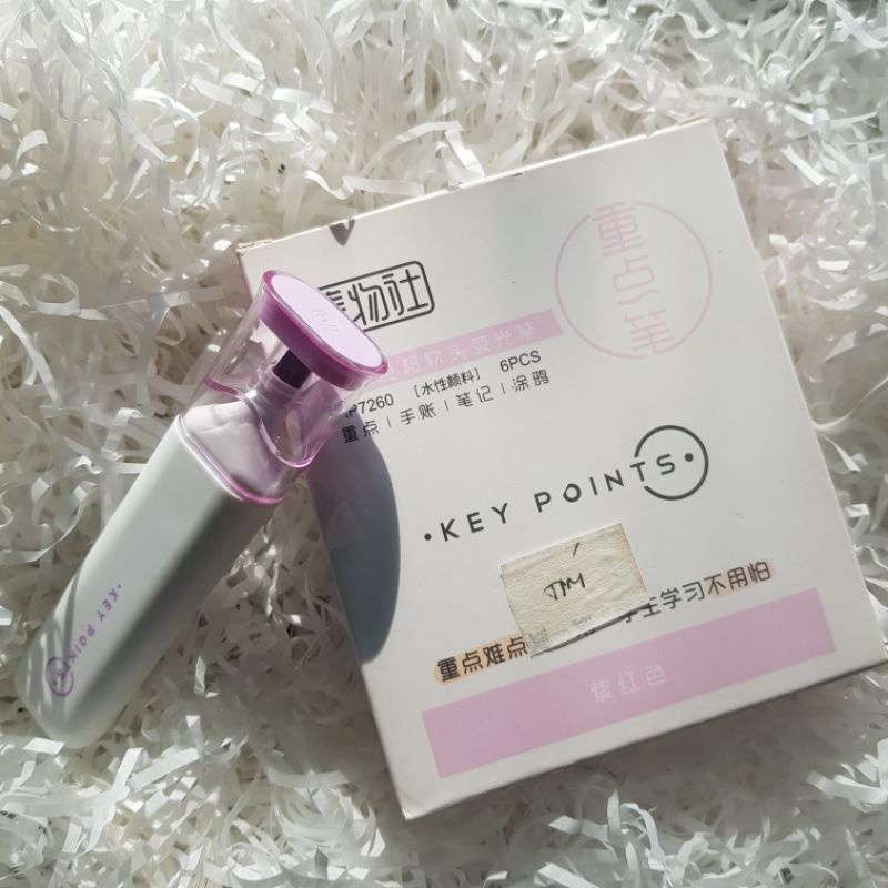 Bút Highlight Key Points màu sắc Pastel đáng yêu (cây lẻ).