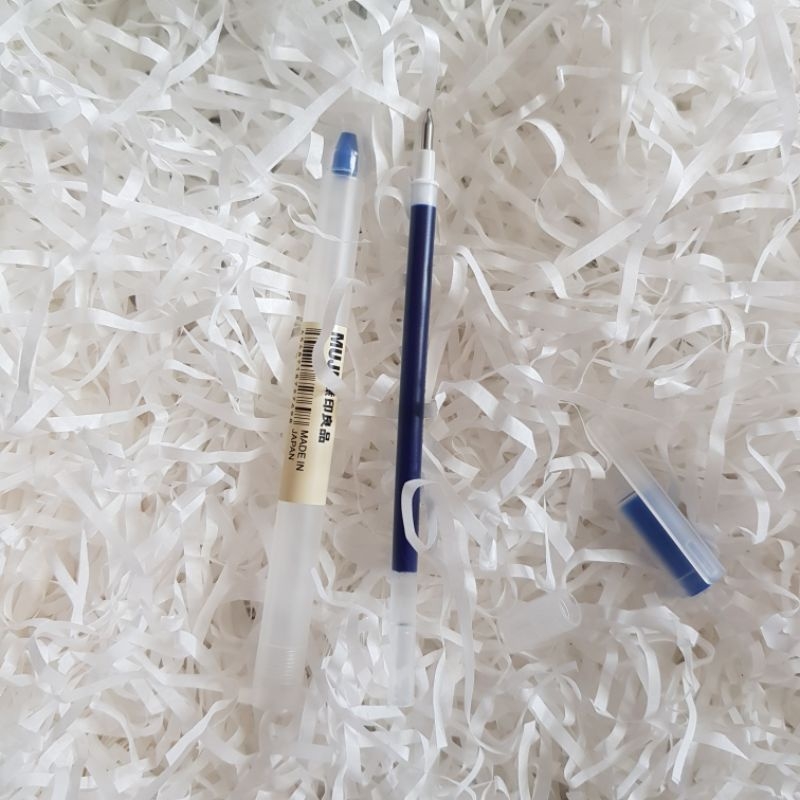 Bút gel MUJI cây lẻ loại có nắp (Hàng Chính Hãng)