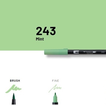Bút Cọ TOMBOW ABT Dual Brush Pens tone Xanh Thiên Nhiên