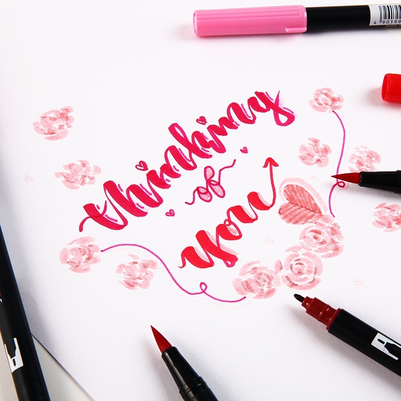 Bút Cọ TOMBOW ABT Dual Brush Pens Tone Màu Tím