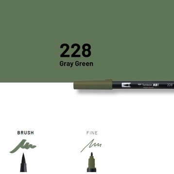 Bút Cọ TOMBOW ABT Dual Brush Pens tone Xanh Thiên Nhiên