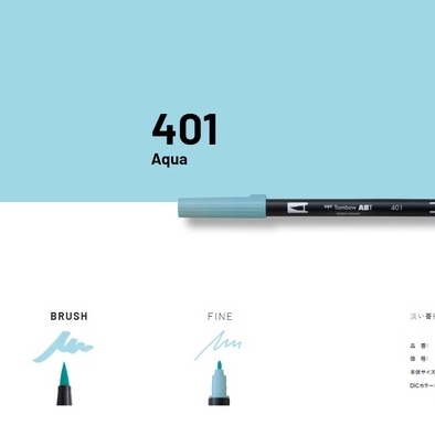 Bút Cọ TOMBOW ABT Dual Brush Pens Tone Da Trời