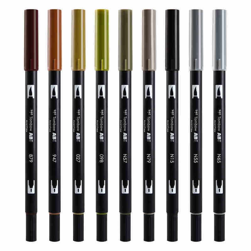 Bút Cọ TOMBOW ABT Dual Brush Pens Tone Hồng Đất