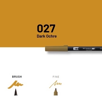 Bút Cọ TOMBOW ABT Dual Brush Pens Tone Hồng Đất