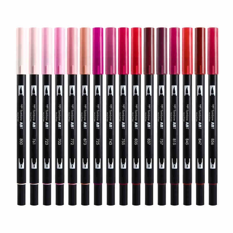 Bút Cọ TOMBOW ABT Dual Brush Pens Tone Hồng Đất