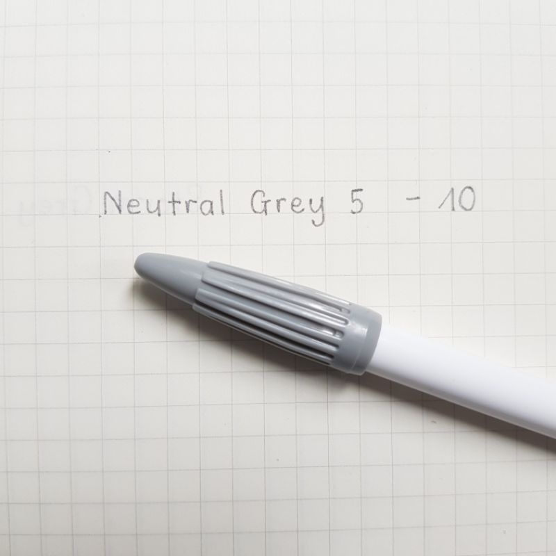 Bút Monami Brush Pen 3000 bút màu nước 60 màu 2022 mới Tone Cam và Xám