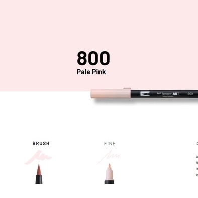 Bút Cọ TOMBOW ABT Dual Brush Pens Tone Hồng Đất