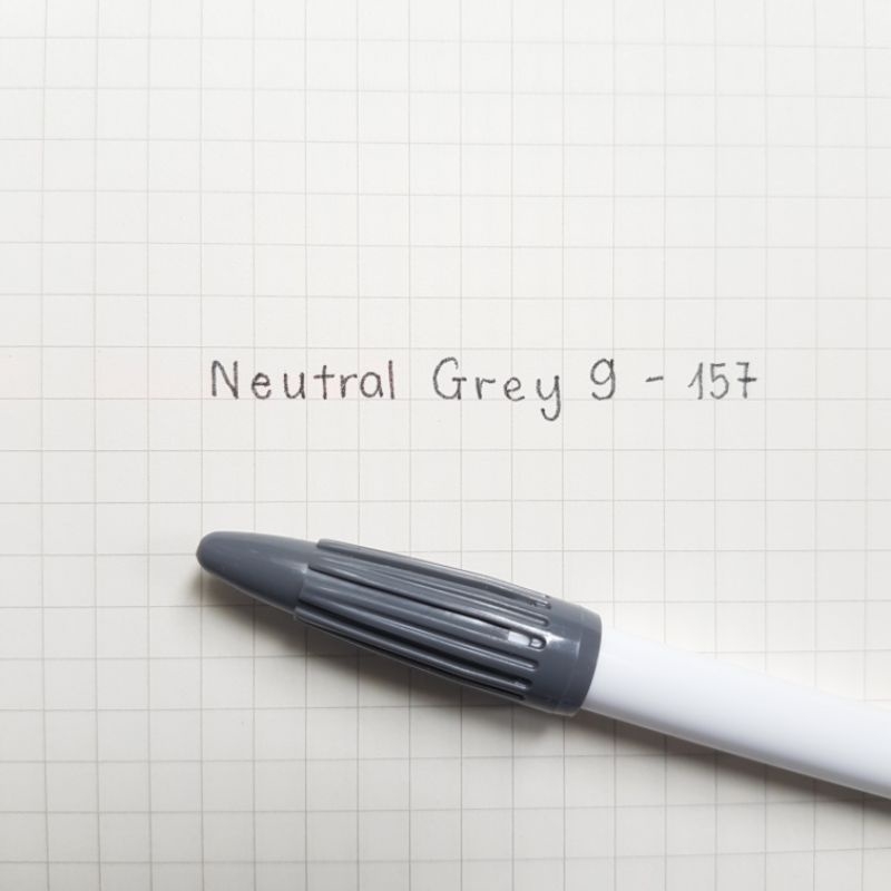 Bút Monami Brush Pen 3000 bút màu nước 60 màu 2022 mới Tone Cam và Xám