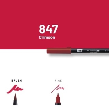 Bút Cọ TOMBOW ABT Dual Brush Pens Tone Đỏ Cam