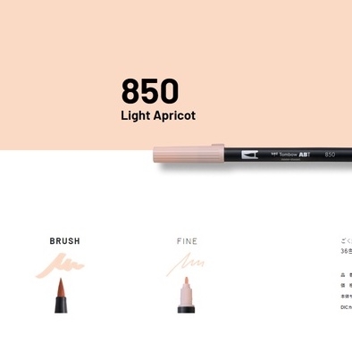 Bút Cọ TOMBOW ABT Dual Brush Pens Tone Hồng Đất