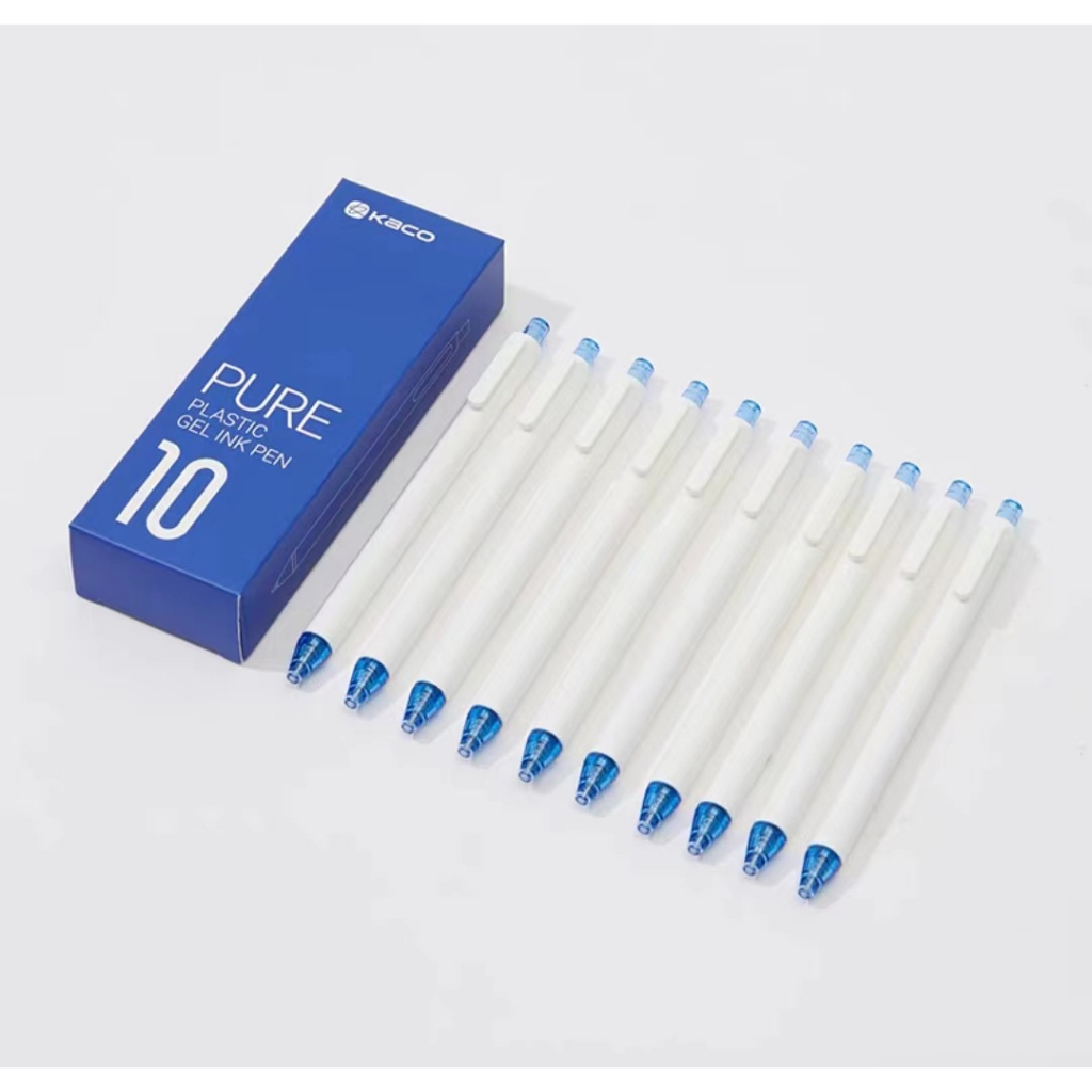 Bút gel KACO PURE mực đen (cây lẻ)