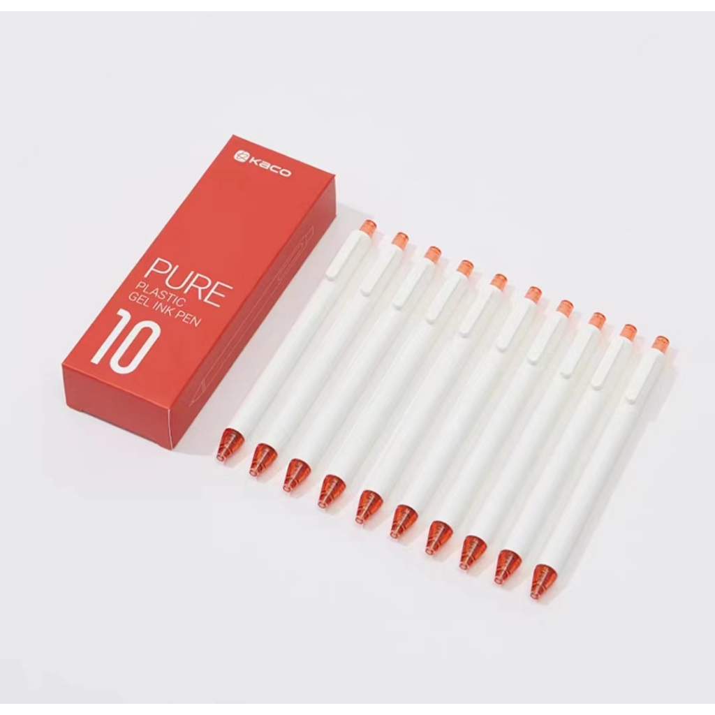 Bút gel KACO PURE mực đen (cây lẻ)