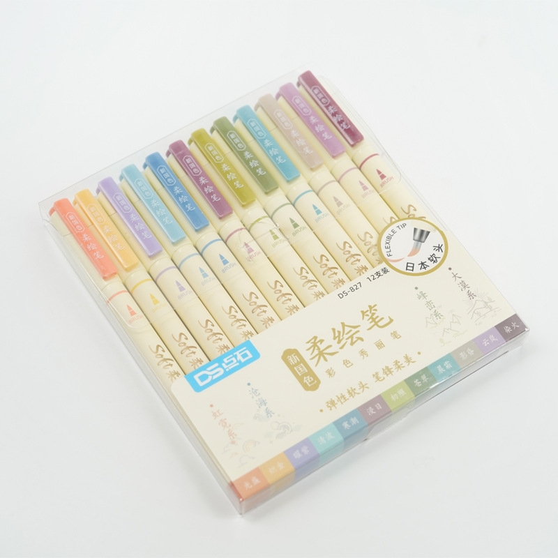 Bộ 3 bút Soft Brush Sign Pen luyện viết Calligraphy, Bullet Journal, Trang trí sổ