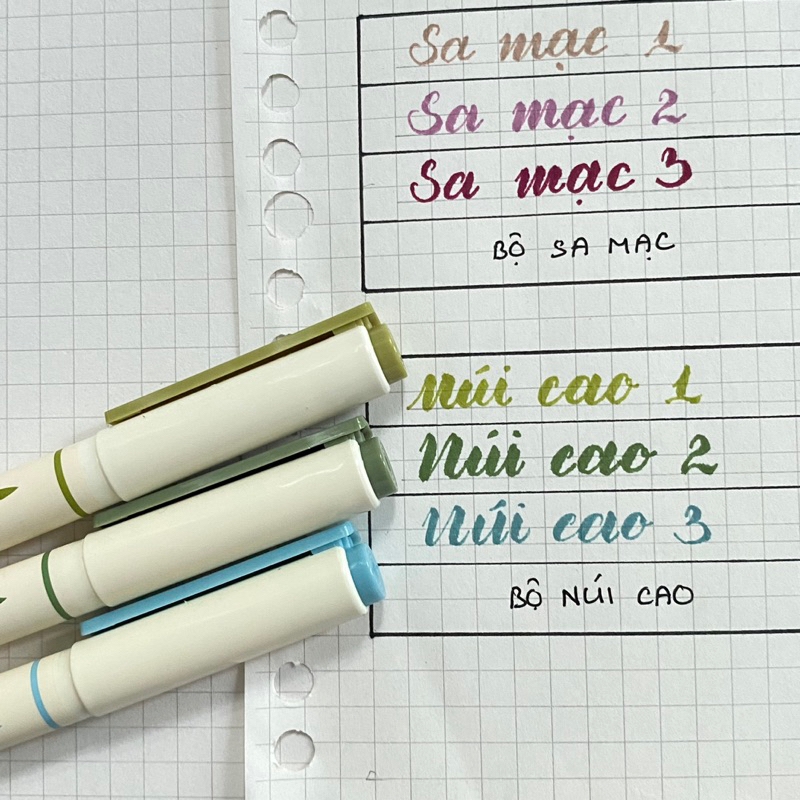 Bút Soft Brush Sign Pen luyện viết Calligraphy, Bullet Journal, Trang trí sổ Full 24 màu (cây lẻ)