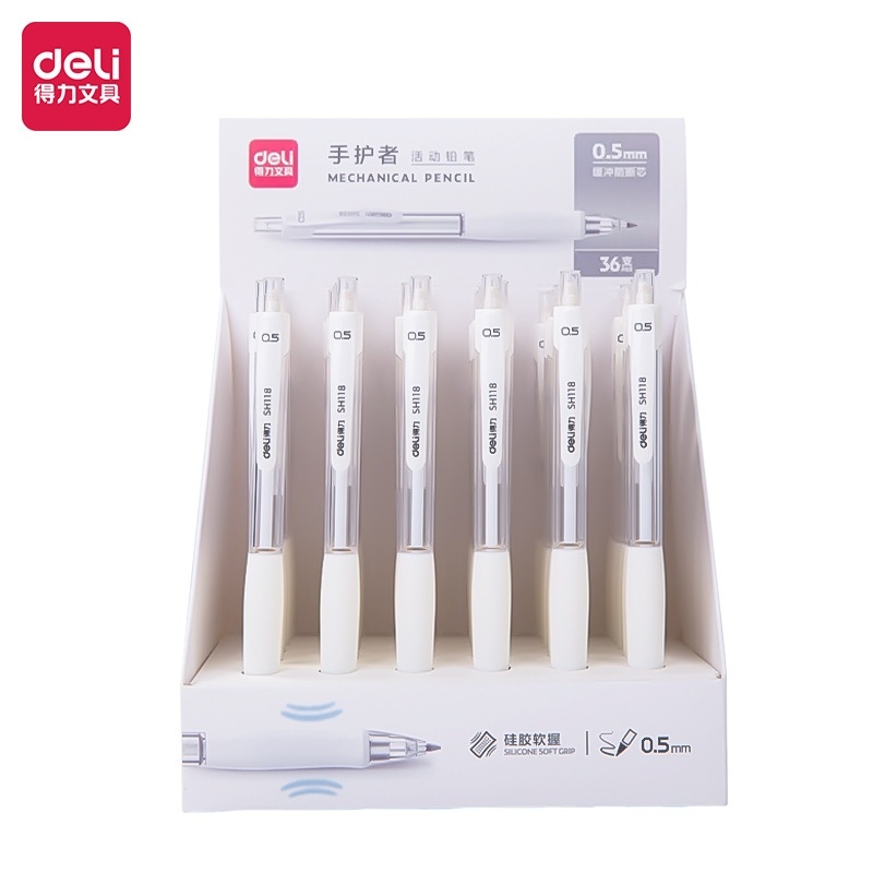 Bút chì bấm Deli thiết kế đặc biệt dùng cho học sinh, sinh viên, văn phòng mã SH112