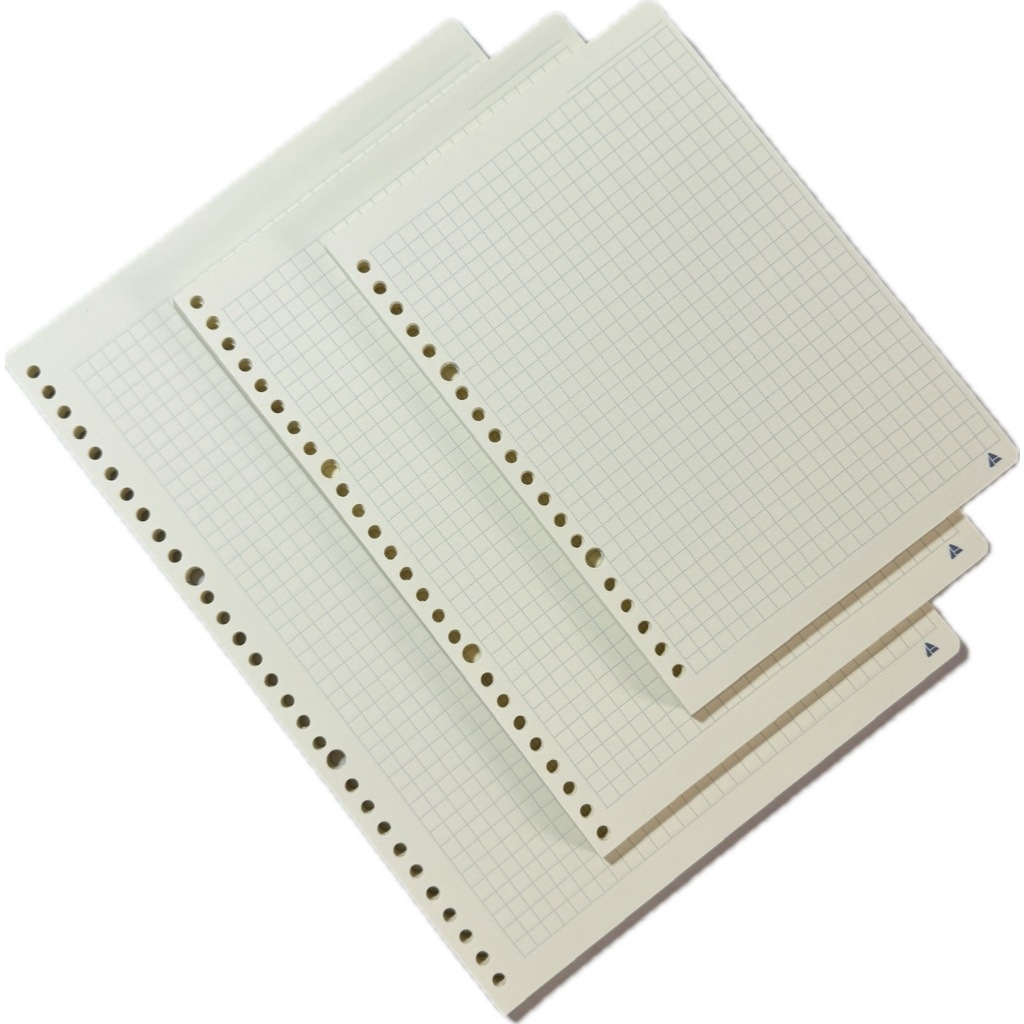 Ruột sổ còng giấy refill 20 26 30 lỗ A5 B5 A4 sổ Planner Bullet Journal