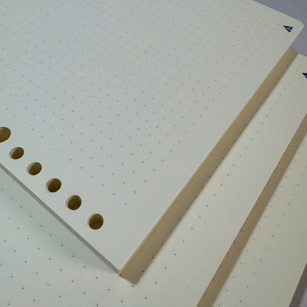 Ruột sổ còng giấy refill 20 26 30 lỗ A5 B5 A4 sổ Planner Bullet Journal