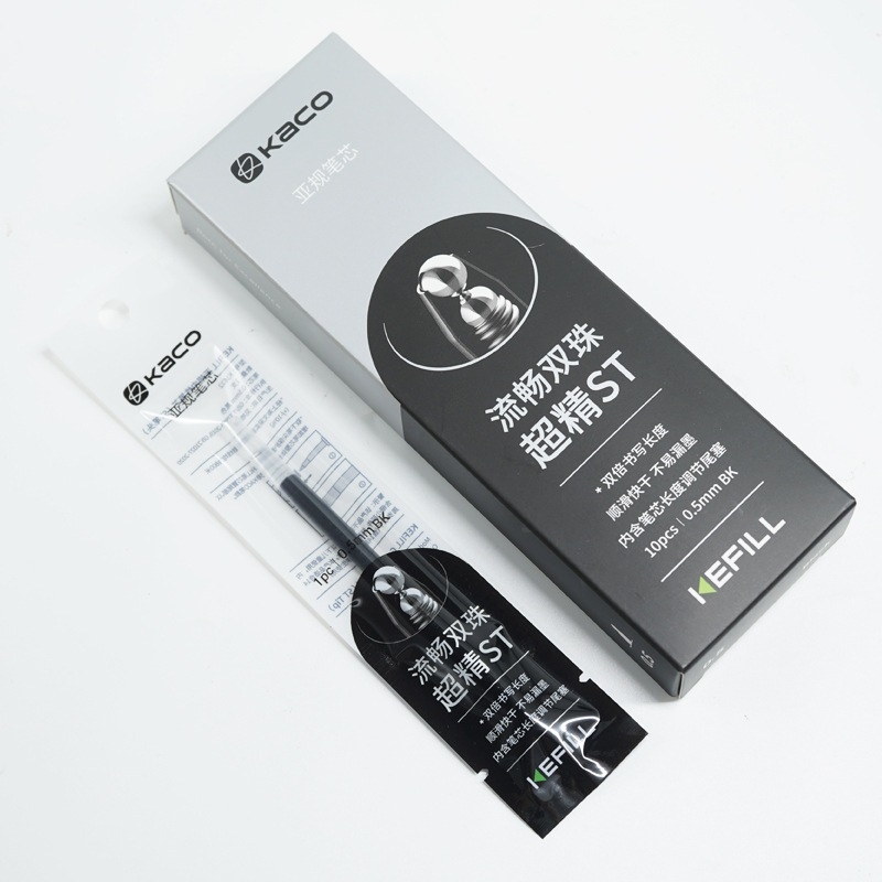 Bút gel KACO PURE mực đen (cây lẻ)