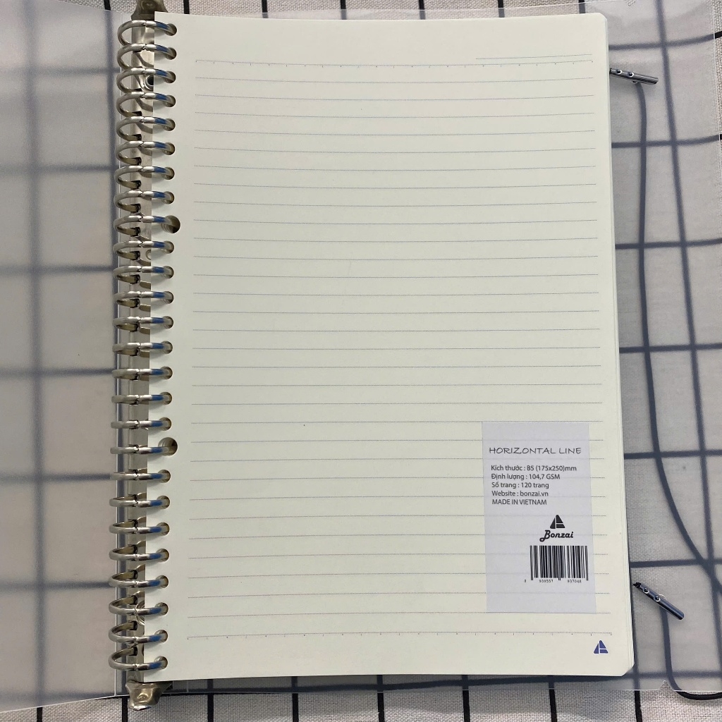 Ruột sổ còng giấy refill 20 26 30 lỗ A5 B5 A4 sổ Planner Bullet Journal