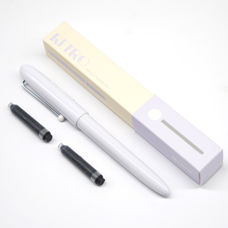 Bút máy Kaco Retro 6 màu lựa chọn có hộp kèm theo (Hàng chính hãng)