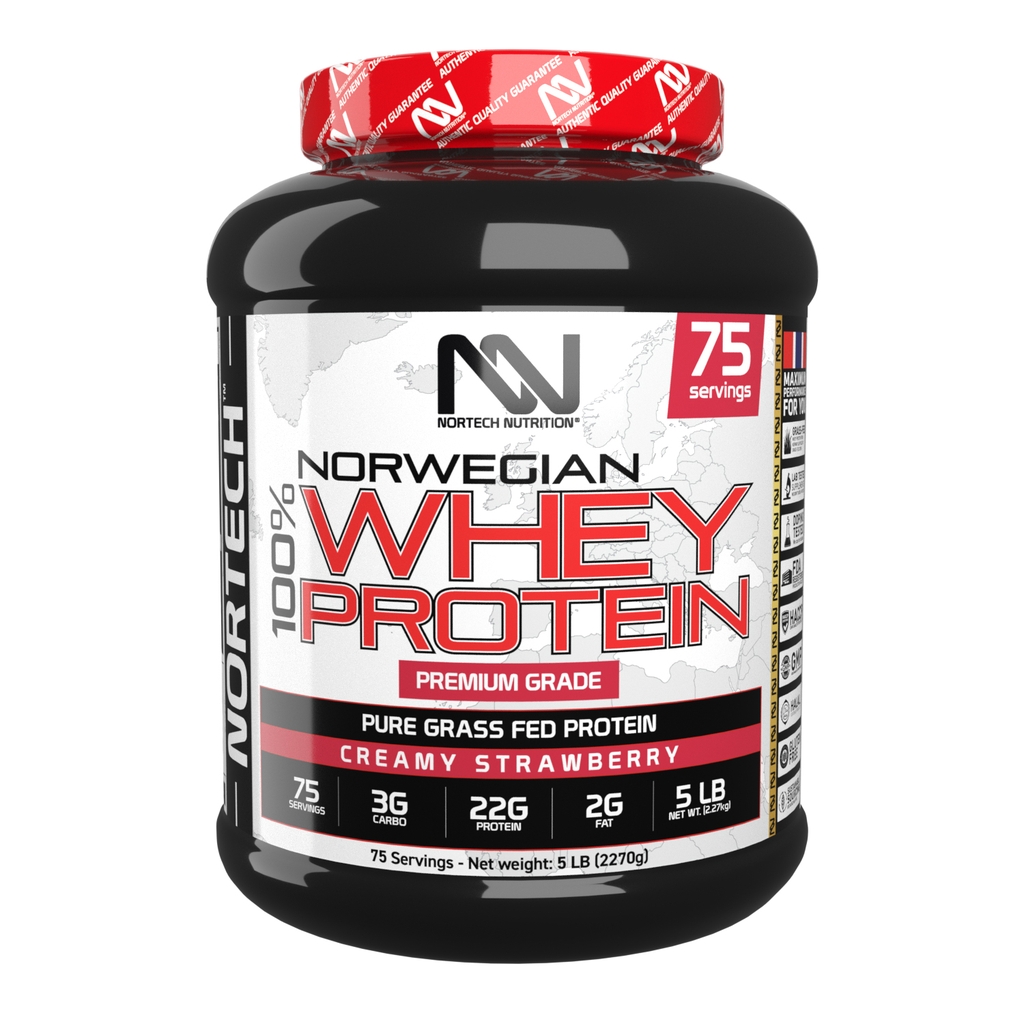 Nortech Norwegian Whey Protein 5LBS (75 Lần Dùng)