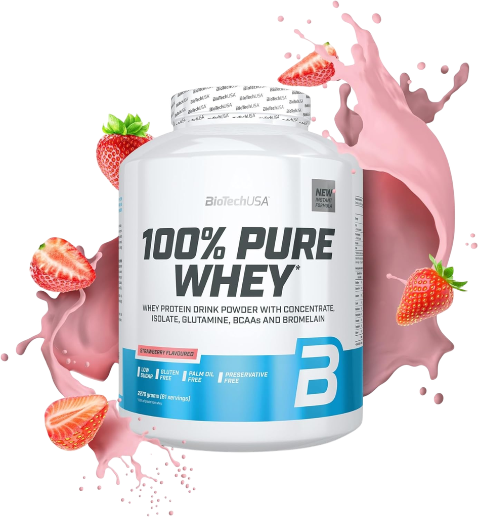 BioTech USA 100% Pure Whey 2270g (81 Servings)