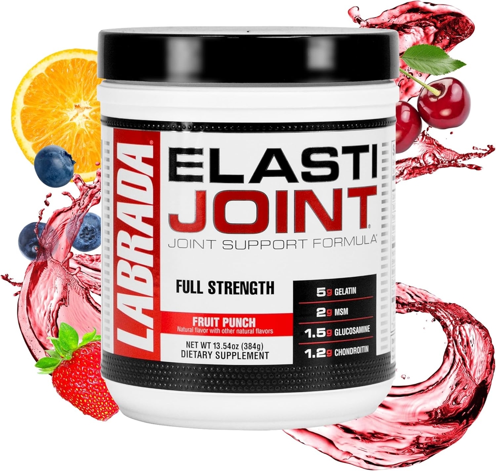 Labrada ELASTIJOINT (30 Lần Dùng), Bổ Sung Glucosamine Chondroitin, Hỗ Trợ Xương Khớp, Giảm Đau Khớp