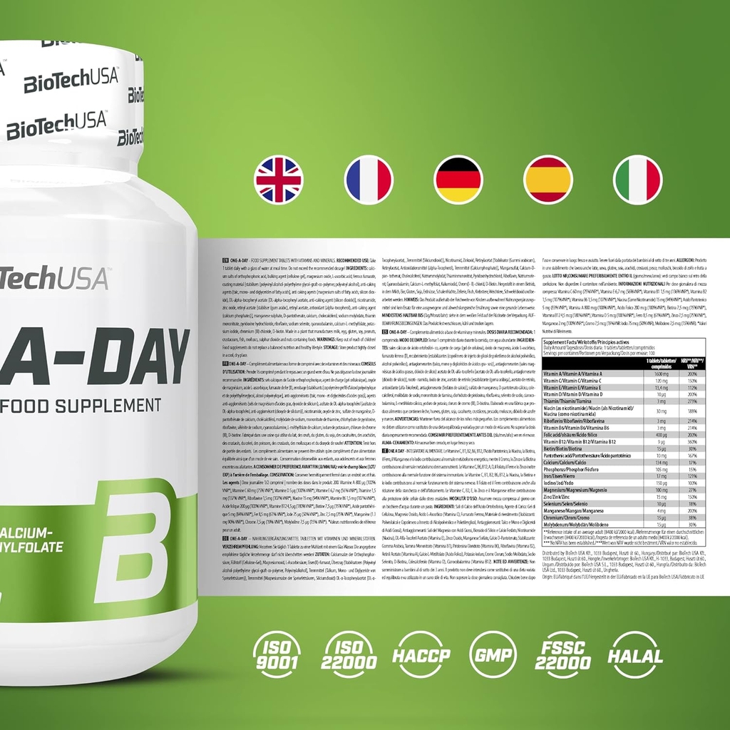 Biotech USA One A Day Multivitamin (100 viên)