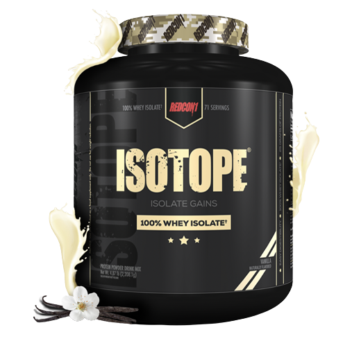 REDCON1 ISOTOPE - 100% Whey Isolate Protein, 5Lbs (71 Servings)