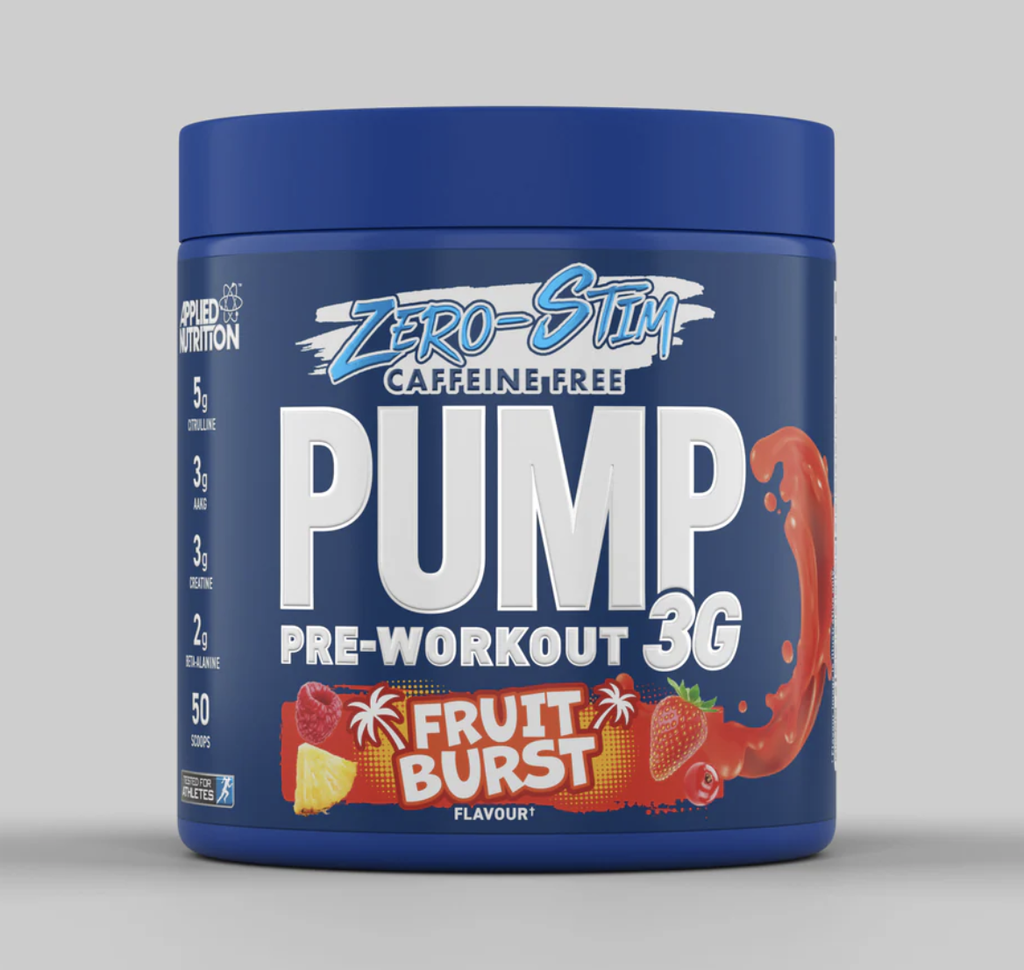 Applied PUMP 3G ZERO Pre-Workout | Caffein FREE, 50 Scoops