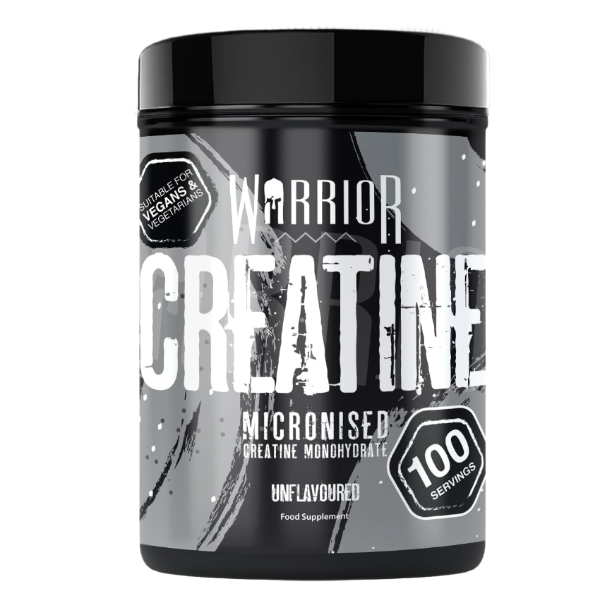 Warrior Micronized Creatine Monohydrate (500g), Hỗ Trợ Tăng Sức Mạnh, Hiệu Suất Tập Luyện