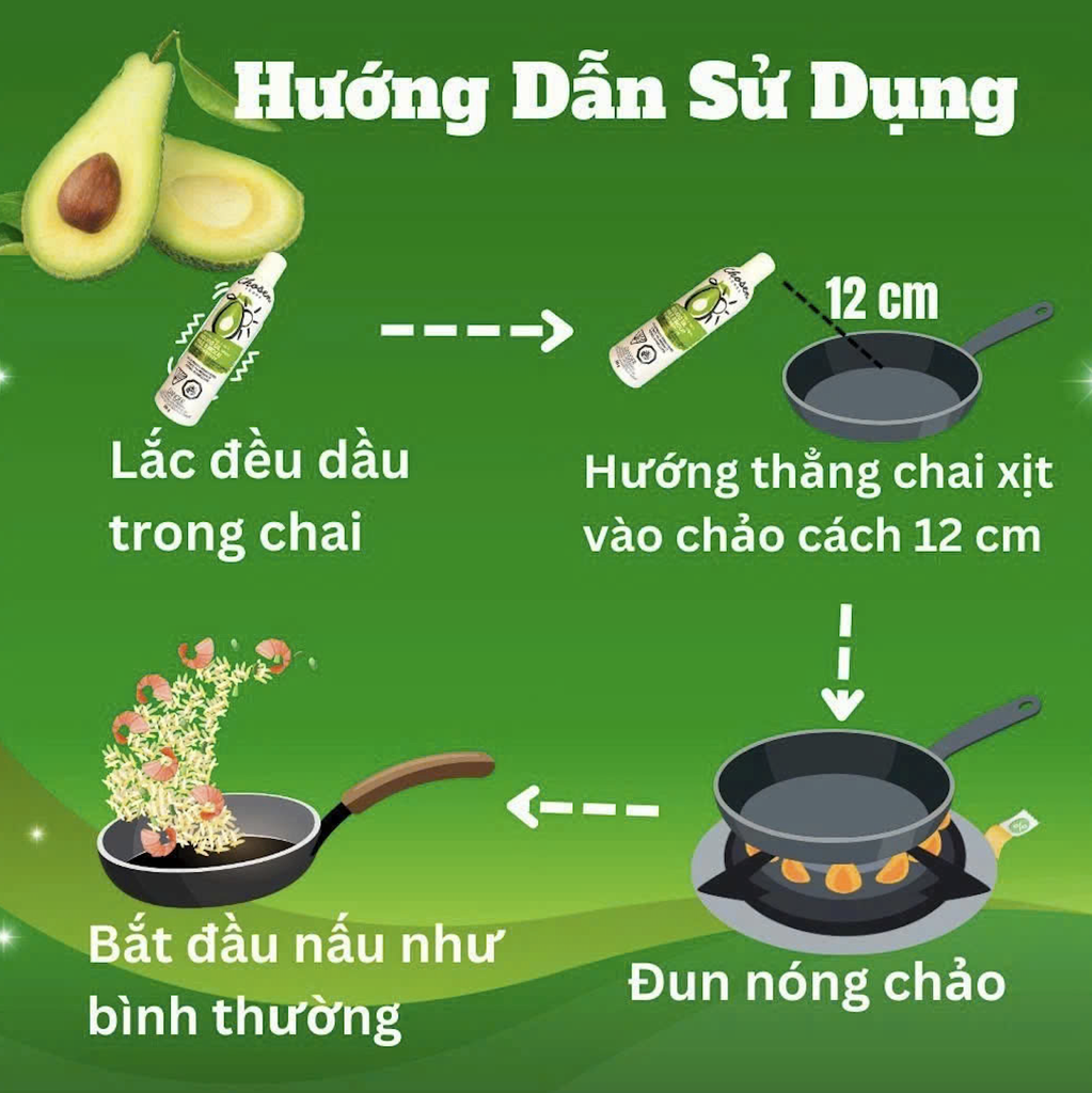 Dầu Ăn Quả Bơ Dạng Xịt Chosen Foods 383G