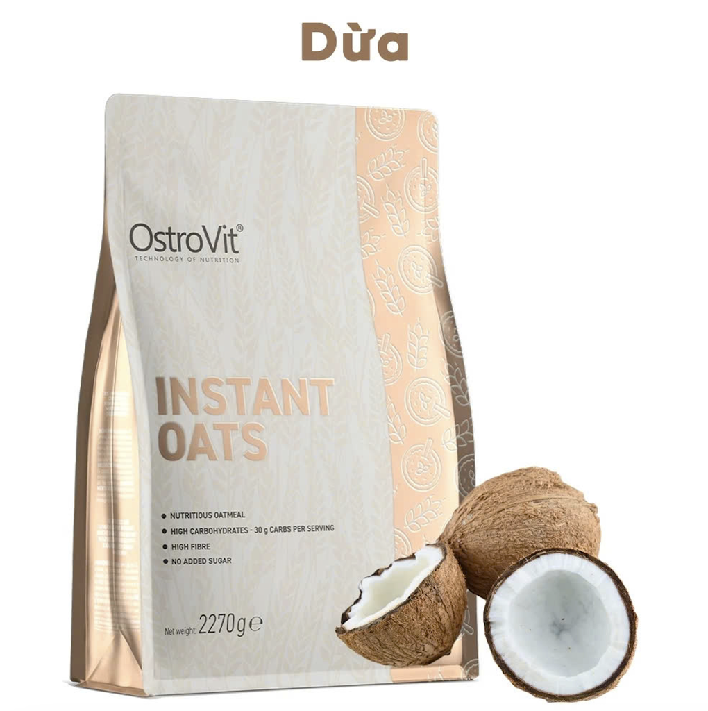 Yến Mạch Uống Liền OstroVit Instant Oat Flakes, 2.27KG | 45 Liều dùng
