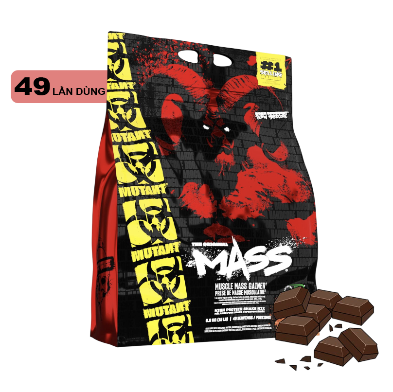 Sữa Tăng Cân  Mutant The Original Mass Gainer 15Lbs/5LBS (6.8KG/2.2Kg)