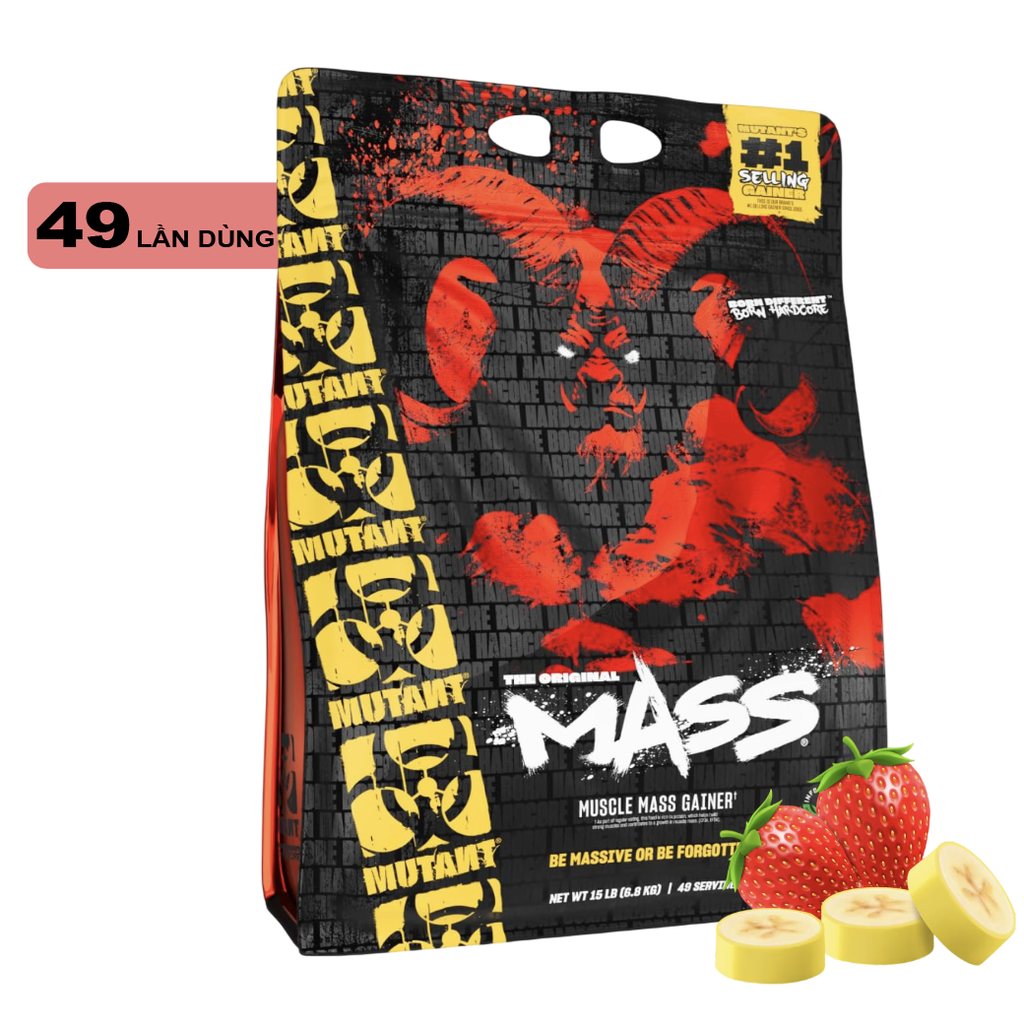 Sữa Tăng Cân  Mutant The Original Mass Gainer 15Lbs/5LBS (6.8KG/2.2Kg)