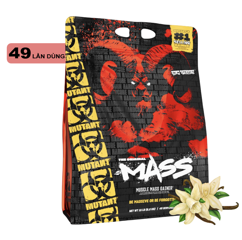 Sữa Tăng Cân  Mutant The Original Mass Gainer 15Lbs/5LBS (6.8KG/2.2Kg)