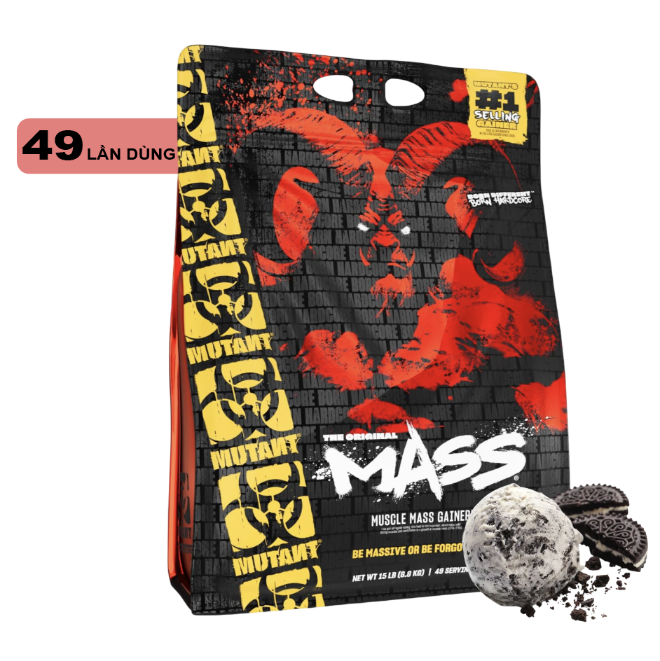 Sữa Tăng Cân  Mutant The Original Mass Gainer 15Lbs/5LBS (6.8KG/2.2Kg)