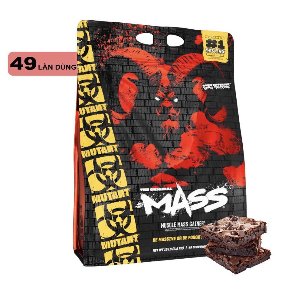 Sữa Tăng Cân  Mutant The Original Mass Gainer 15Lbs/5LBS (6.8KG/2.2Kg)
