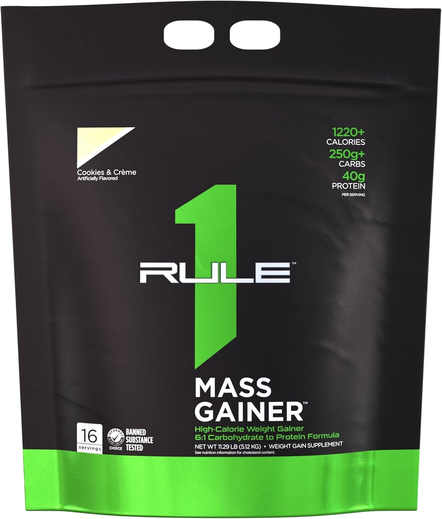Sữa Tăng Cân MASS GAINER Rule 1 - 5.17KG (16 servings)