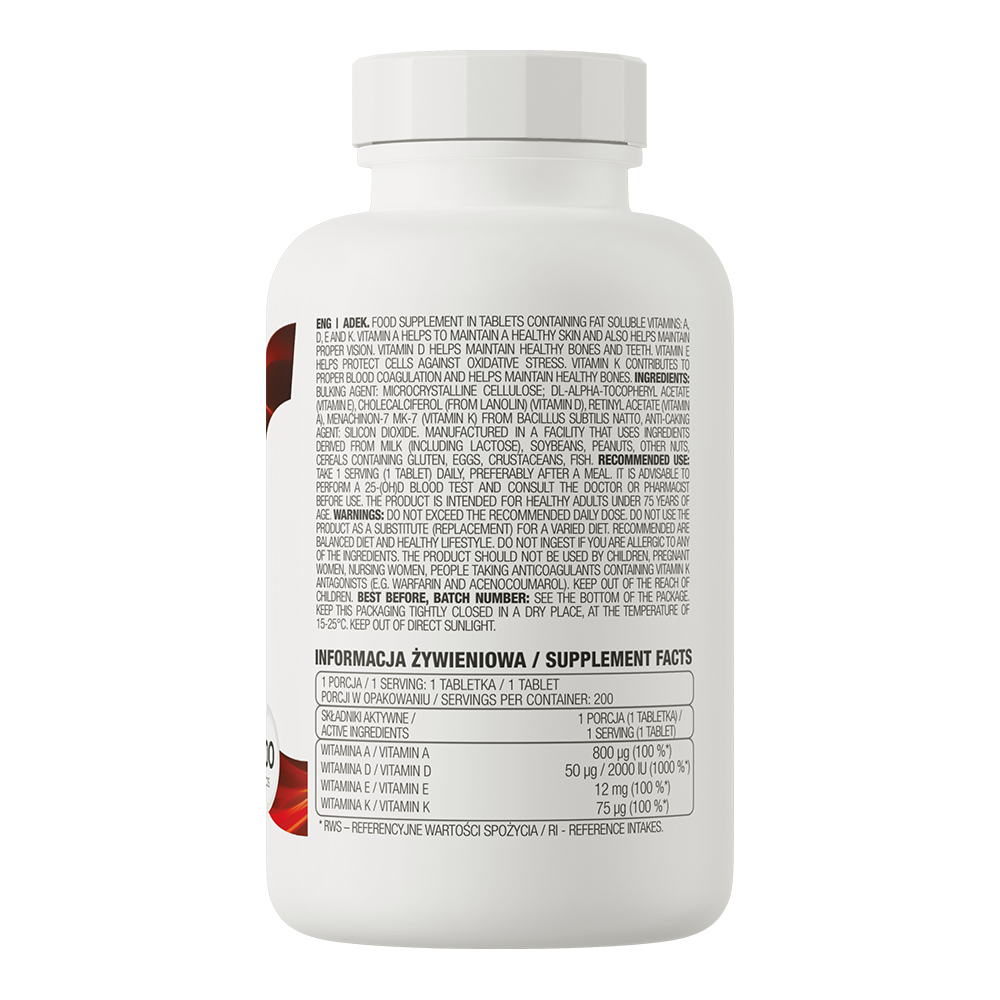 Viên Uống Vitamin Tổng Hợp Ostrovit ADEK (200 Viên)