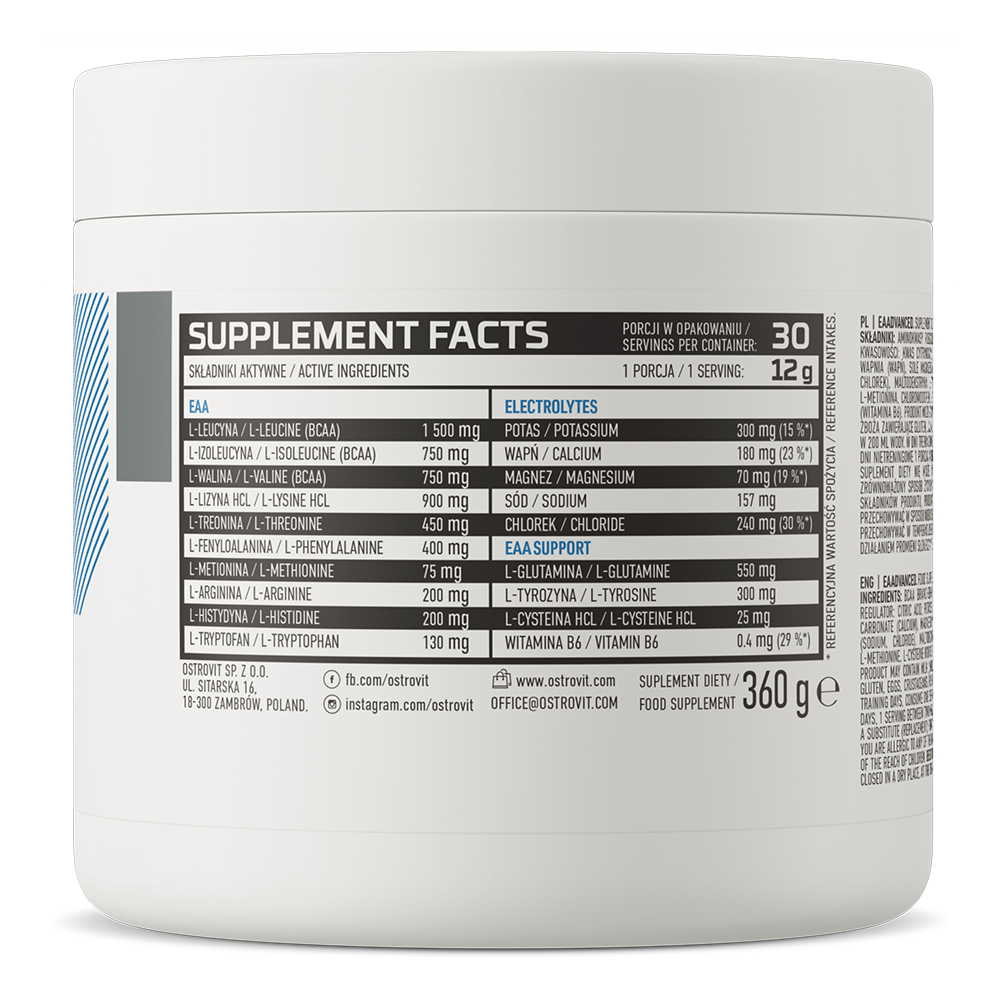 Ostrovit EAA Advanced 360g (30 Lần Dùng)