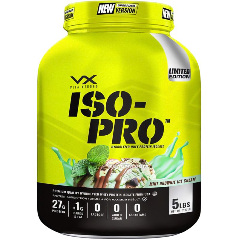 VitaXtrong ISO PRO - Hydrolyzed Whey Isolate, 5 Lbs (2.27 Kg)