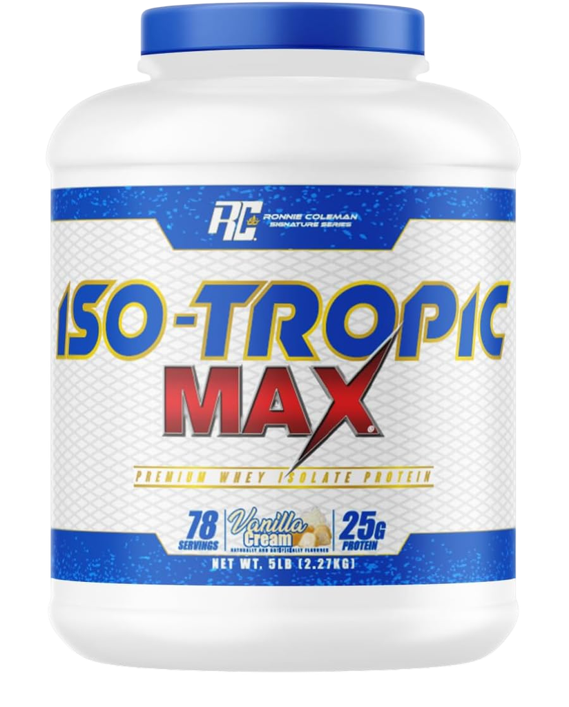 Ronnie Coleman Iso Tropic Max Whey Isolate Protein 5lbs (2,27kg)
