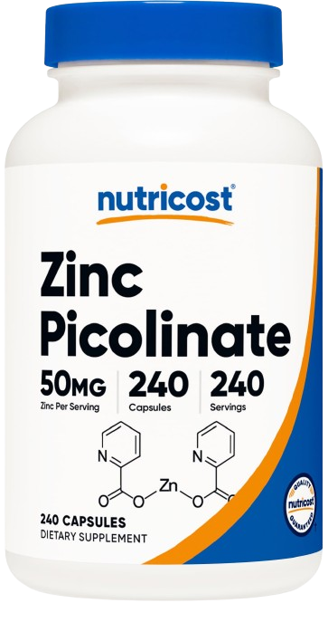 Nutricost Zinc Picolinate Capsules - 50mg